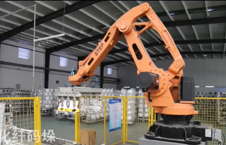 機(jī)器人裝箱碼垛工作站